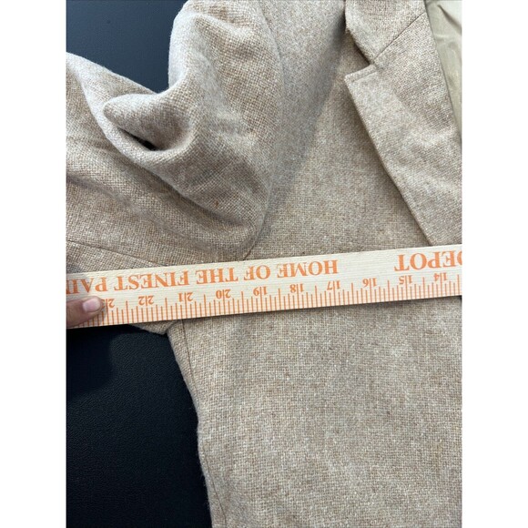 Vintage Derby of San Francisco Mens Sport Coat Blazer Jacket Tweed Tan Size‎ 44 - Picture 13 of 16